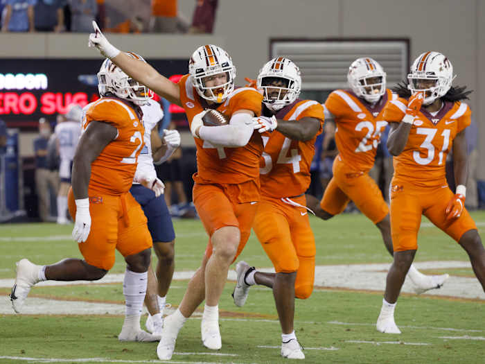 Virginia Tech Linebacker Dax Hollifield